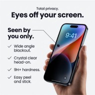 SZKŁO PRYWATYZUJĄCE TECH-PROTECT QUICK SET SPY+ 2-PACK IPHONE 18 PRO PRIVACY