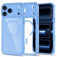 TECH-PROTECT MAGPEAK MAGSAFE CC IPHONE 17 PRO / 18 PRO LIGHT BLUE/CLEAR