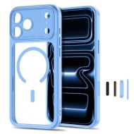 TECH-PROTECT MAGPEAK MAGSAFE CC IPHONE 17 PRO / 18 PRO LIGHT BLUE/CLEAR