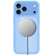 TECH-PROTECT MAGPEAK MAGSAFE CC IPHONE 17 PRO / 18 PRO LIGHT BLUE/CLEAR