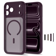 TECH-PROTECT MAGPEAK MAGSAFE CC IPHONE 17 PRO / 18 PRO MATTE DARK CHERRY