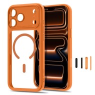 TECH-PROTECT MAGPEAK MAGSAFE CC IPHONE 17 PRO MAX / 18 PRO MAX COSMIC ORANGE/CLEAR