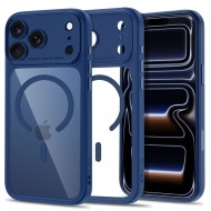 TECH-PROTECT MAGPEAK MAGSAFE CC IPHONE 17 PRO MAX / 18 PRO MAX DEEP BLUE/CLEAR