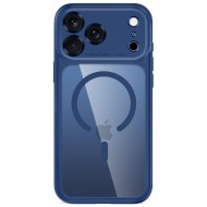TECH-PROTECT MAGPEAK MAGSAFE CC IPHONE 17 PRO MAX / 18 PRO MAX DEEP BLUE/CLEAR