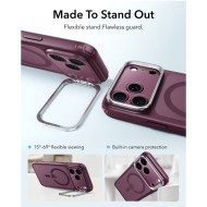 ESR CLASSIC HYBRID KICKSTAND MAGSAFE IPHONE 17 PRO / 18 PRO FROSTED DEEP BURGUNDY