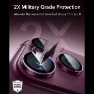 OSŁONA NA APARAT ESR ARMORITE CAMERA PROTECTOR IPHONE 18 PRO / 18 PRO MAX DEEP BURGUNDY