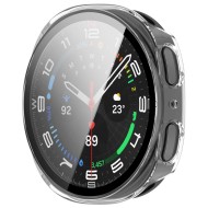 TECH-PROTECT DEFENSE 2-PACK SAMSUNG GALAXY WATCH 8 / 9 (44 MM) MATTE BLACK & CLEAR
