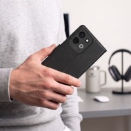 Кожен тефтер за Xiaomi Redmi 17 4G / 5G  от Tech-Protect Wallet - Black