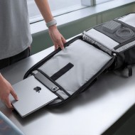 TECH-PROTECT DEFENDER S70 RYANAIR & WIZZAIR TRAVEL LAPTOP CABIN BACKPACK 24L 40x30x20 BLACK