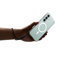Удароустойчив кейс с MagSafe пръстен за Samsung Galaxy S26 FE от Spigen Ultra Hybrid Mag - Clear / White