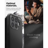 Удароустойчив кейс за Xiaomi 17T от Spigen Rugged Armor - Matte Black