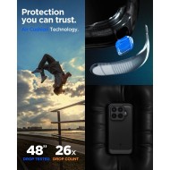Удароустойчив кейс за Xiaomi 17T Pro от Spigen Rugged Armor - Matte Black