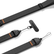 SPIGEN UNIVERSAL ADJUSTABLE LANYARD STRAP WRIST BLACK