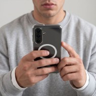 Хибриден кейс с MagSafe за Samsung Galaxy A17 / A18 4G / 5G от Tech-Protect Flexair Hybrid - Clear