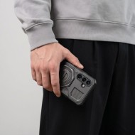 Удароустойчив калъф за Samsung Galaxy А17 / А18 (4G/5G)  от Tech-Protect Tacticstand Magsafe - Matte Black