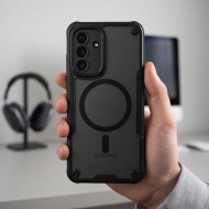 Удароустойчив кейс с MagSafe за Samsung Galaxy A17 / A18 / A26 4G / 5G от Tech-Protect Rugged Shield - Matte Black