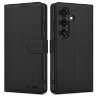 Кожен тефтер за Samsung Galaxy S26 FE от Tech-Protect Wallet - Black