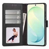 Кожен тефтер за Samsung Galaxy S26 FE от Tech-Protect Wallet - Black
