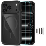 TECH-PROTECT MAGONE MAGSAFE CC + GLASS 2-PACK IPHONE 17 PRO / 18 PRO BLACK/CLEAR