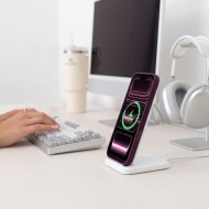 TECH-PROTECT MAGONE MAGSAFE CC + GLASS 2-PACK IPHONE 17 PRO MAX / 18 PRO MAX BURGUNDY/CLEAR