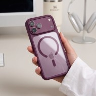 TECH-PROTECT MAGONE MAGSAFE CC + GLASS 2-PACK IPHONE 17 PRO MAX / 18 PRO MAX BURGUNDY/CLEAR