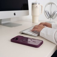 TECH-PROTECT MAGONE MAGSAFE CC + GLASS 2-PACK IPHONE 17 PRO MAX / 18 PRO MAX BURGUNDY/CLEAR