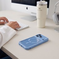 TECH-PROTECT MAGONE MAGSAFE CC + GLASS 2-PACK IPHONE 17 PRO MAX / 18 PRO MAX LIGHT BLUE/CLEAR