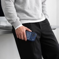 TECH-PROTECT MAGPEAK MAGSAFE CC IPHONE 17 PRO / 18 PRO DEEP BLUE/CLEAR