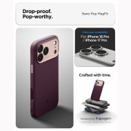 SPIGEN NANO POP MAGSAFE IPHONE 17 PRO MAX / 18 PRO MAX BURGUNDY BEAN