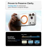 SPIGEN ULTRA HYBRID MAGSAFE IPHONE 17 PRO / 18 PRO CLEAR/ORANGE