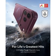 ESR CYBER TOUGH MAGSAFE IPHONE 17 PRO MAX / 18 PRO MAX DEEP BURGUNDY