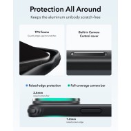 ESR CLASSIC HYBRID KICKSTAND MAGSAFE IPHONE 17 PRO MAX / 18 PRO MAX CLEAR/BLACK