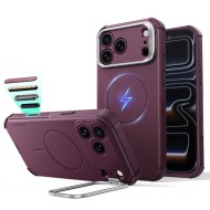 ESR CYBER TOUGH KICKSTAND MAGSAFE IPHONE 17 PRO / 18 PRO DEEP BURGUNDY