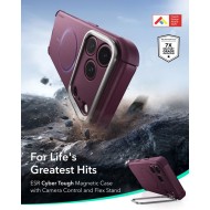ESR CYBER TOUGH KICKSTAND MAGSAFE IPHONE 17 PRO / 18 PRO DEEP BURGUNDY