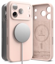 RINGKE SILICONE MAGNETIC MAGSAFE IPHONE 18 PRO PINK SAND