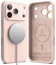RINGKE SILICONE MAGNETIC MAGSAFE IPHONE 18 PRO PINK SAND