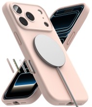 RINGKE SILICONE MAGNETIC MAGSAFE IPHONE 18 PRO PINK SAND