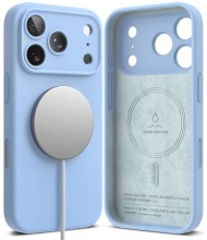 RINGKE SILICONE MAGNETIC MAGSAFE IPHONE 18 PRO LIGHT BLUE