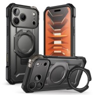 Удароустойчив кейс с MagSafe и стойка за Iphone 17 Pro Mаx / 18 Pro Max от Supcase UB Grip Mag - Black