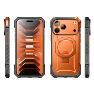 Удароустойчив кейс с MagSafe и стойка за Iphone 17 Pro Mаx / 18 Pro Max от Supcase UB Grip Mag - Coral