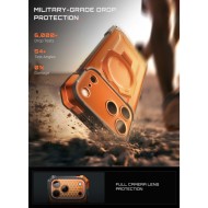 Удароустойчив кейс с MagSafe и стойка за Iphone 17 Pro Mаx / 18 Pro Max от Supcase UB Grip Mag - Coral