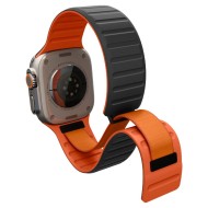 SPIGEN ATHLEX AIR M APPLE WATCH 8 / 9 / 10 / 11 / 12 / SE / ULTRA (44 / 45 / 46 / 49 MM) ACTIVE BLACK/ORANGE