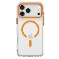 SPIGEN ULTRA HYBRID OPTIK S MAGSAFE IPHONE 17 PRO / 18 PRO CLEAR/ORANGE