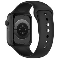 TECH-PROTECT SILICONE APPLE WATCH 8 / 9 / 10 / 11 / 12 / SE / ULTRA (44 / 45 / 46 / 49 MM) BLACK
