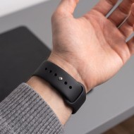 TECH-PROTECT SILICONE APPLE WATCH 8 / 9 / 10 / 11 / 12 / SE / ULTRA (44 / 45 / 46 / 49 MM) BLACK