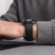 TECH-PROTECT SILICONE APPLE WATCH 8 / 9 / 10 / 11 / 12 / SE / ULTRA (44 / 45 / 46 / 49 MM) BLACK