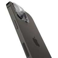 2 броя протектори за камера на iPhone 14 Pro / 14 Pro Max от Spigen Optik.TR - прозрачни