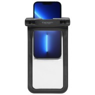 2 броя водоустойчив калъф за смартфон от Spigen A601 - Черен