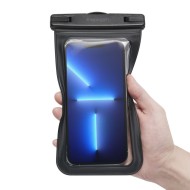 2 броя водоустойчив калъф за смартфон от Spigen A601 - Черен