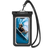 Водоустойчив калъф за смартфон от Spigen A601 - Черен